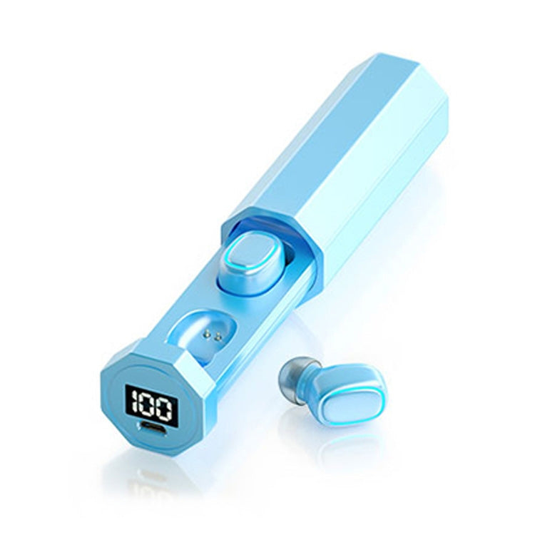 Écouteurs sans fil Bluetooth 5.0 TWS C1, écran tactile polygonal, avec boîtier de chargement, polygonal